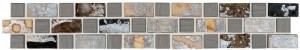 Бордюр мозаичный ABK Group Fossil stone FASCIA ARS COLD 5X33,3