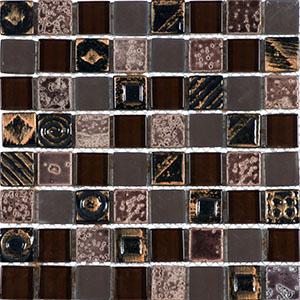 Мозаика Bars Crystal Glass Decor Morocco (2,3x2,3) 30x30