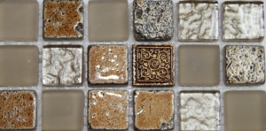 Мозаика Bars Crystal Миксы с декорами HS 1004 (2,3x2,3) 30x30