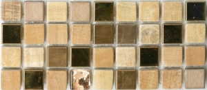 Мозаика Bars Crystal Смеси с натуральными камнями DHT 02 (1,5x1,5) 30x30