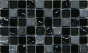 Мозаика Bars Crystal Смеси с натуральными камнями HT 500-1 (1,5x1,5) 30x30