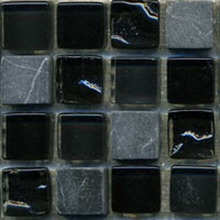 Мозаика Bars Crystal Смеси с натуральными камнями HT 500-1 (1,5x1,5) 30x30