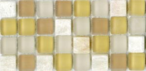 Мозаика Bars Crystal Смеси с натуральными камнями SHT 07 (1,5x1,5) 30x30