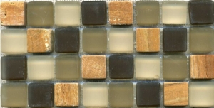 Мозаика Bars Crystal Смеси с натуральными камнями SHT 08 (1,5x1,5) 30x30