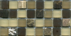 Мозаика Bars Crystal Смеси с натуральными камнями SHT 09 (1,5x1,5) 30x30