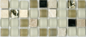 Мозаика Bars Crystal Миксы с металлом GHT 46 (15x15) 30x30