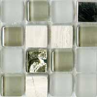 Мозаика Bars Crystal Миксы с металлом HSO 194 (15x15) 30x30