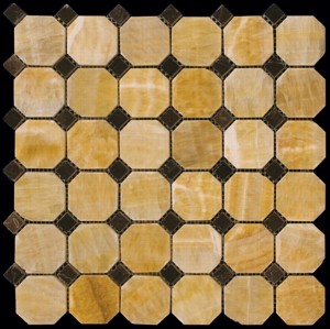 Каменная мозаика Natural Octagon M073+M076-BP