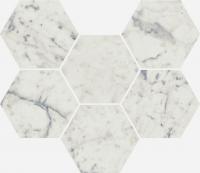 Декор керамогранит Italon Charme Extra Carrara Mosaico Hexagon 25x29