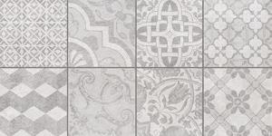 Декор Laparet Bastion мозаика серый с пропилами 20x40