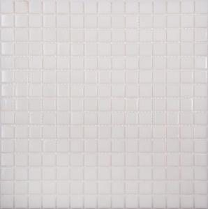 Мозаика NS Mosaic ECONOM series AP02 стекло белый (бумага) (20*20*4) 327*327