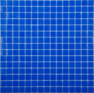Мозаика NS Mosaic ECONOM series AB02 стекло т.голубой (бумага)(20*20*4) 327*327