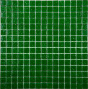 Мозаика NS Mosaic ECONOM series AC01 стекло т.зеленый (бумага)(20*20*4) 327*327