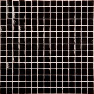 Мозаика NS Mosaic ECONOM series GK01 стекло черный (сетка)(20*20*4) 327*327