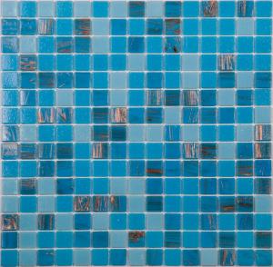 Мозаика NS Mosaic GOLDEN series MIX18 стекло (сетка)(20*20*4)327*327