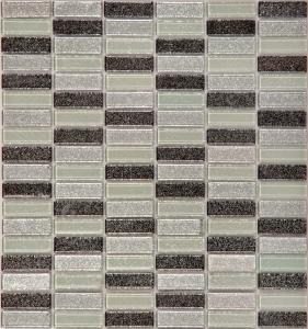 Мозаика NS Mosaic CRYSTAL series J-419 стекло(15*48*4) 298*300
