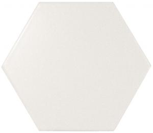 Плитка Equipe Scale Hexagon White Matt 10.7x12.4