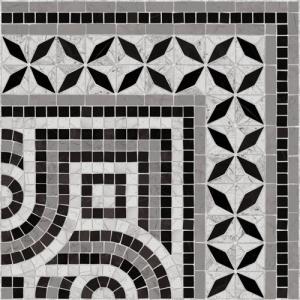 Декор Vives Via Appia Cantonera Paxos-Pr Negro 43,5x43,5
