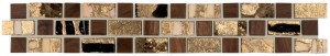 Бордюр мозаичный ABK Group Fossil stone FASCIA ARS HOT 5X33,3