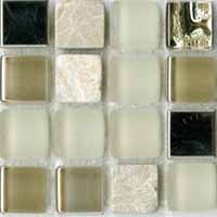 Мозаика Bars Crystal Миксы с металлом GHT 46 (15x15) 30x30