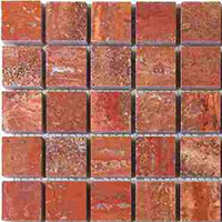 Мозаика Chakmaks Anatolian Stone RED STONE 23*23