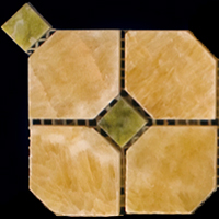 Каменная мозаика Natural Octagon M073+M068-DP9