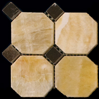 Каменная мозаика Natural Octagon M073+M076-BP