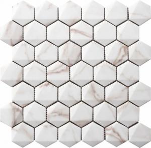 Мозаика Grespania Marmorea Hexagonal Calacata 30X30
