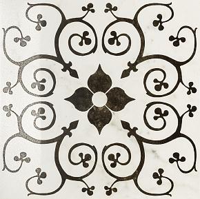 Керамогранит Italon Charme Floor Project Pearl Inserto Bouquet Lap/Ret Полуполированный 60x60