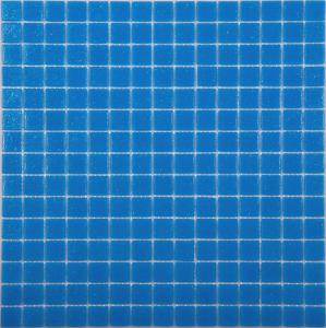 Мозаика NS Mosaic ECONOM series AG02 стекло синий (бумага)(20*20*4) 327*327