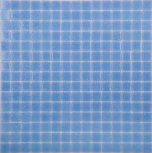 Мозаика NS Mosaic ECONOM series AG03 стекло ср.синий (бумага)(20*20*4) 327*327