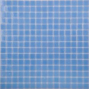 Мозаика NS Mosaic ECONOM series AG04 стекло св.синий (бумага)(20*20*4) 327*327