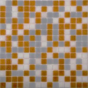 Мозаика NS Mosaic ECONOM series MIX13 стекло серо-розовый (бумага)(20*20*4) 327*327