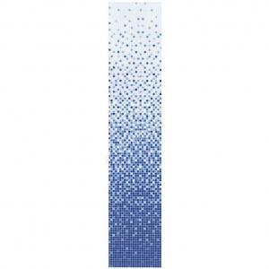 Мозаика NS Mosaic ECONOM series COV09 стекло (сетка)(20*20*4)327*327,голубой фон от 1-9