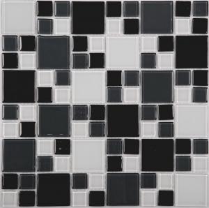 Мозаика NS Mosaic CRYSTAL series JF-202 стекло(23*23,48*48*4) 300*300