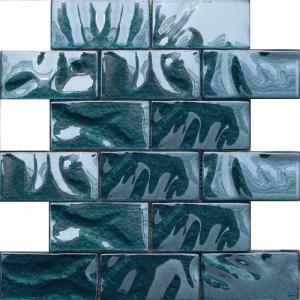 Мозаика NS Mosaic EXCLUSIVE series S-828 стекло (48*98*8) 248*298