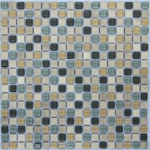 Мозаика NS Mosaic EXCLUSIVE series S-851 стекло камень (15*15*4) 305*305