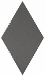 Плитка Equipe Rhombus Dark Grey Smooth 14x24
