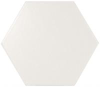 Hexagon White Matt 10.7x12.4