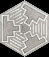 Hexagono Igneus Cemento 23x26.6