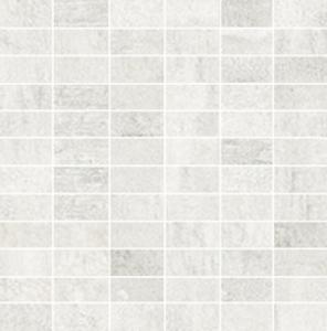 Мозаика Ceramiche Brennero Concrete Mosaico Rettangoli Concrete Unito White  30x30