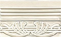 Бордюр Ceramiche Grazia Epoque Terminale Deco Ivory Craquele  12x20
