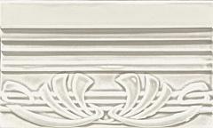 Бордюр Ceramiche Grazia Epoque Terminale Deco Bianco Craquele 12x20 